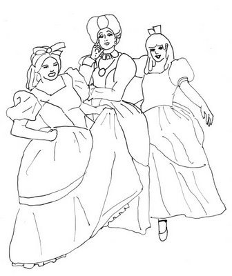 Cinderella 2 Free Coloring Print 5