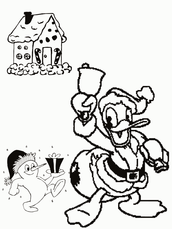 Donald Duck Coloring Pages 7