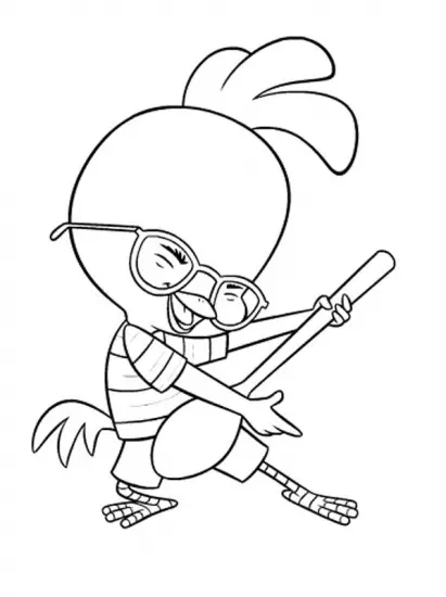 Chicken Little Free Coloring Print 5