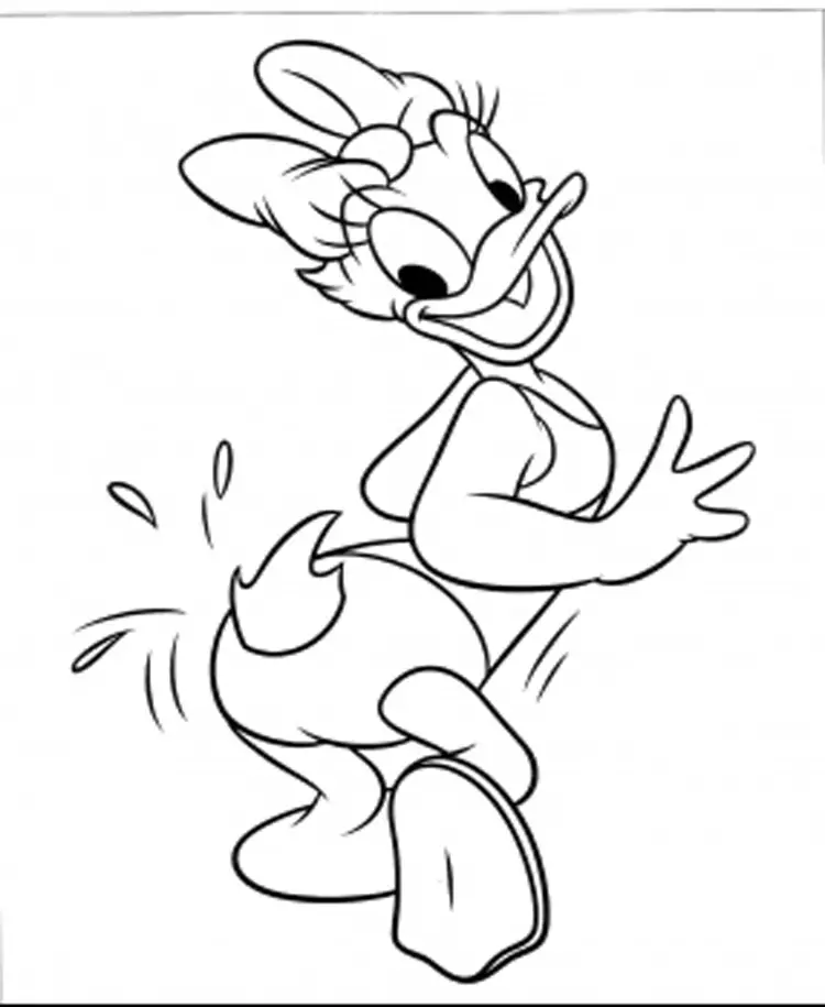 Donald Duck Coloring Pages 1