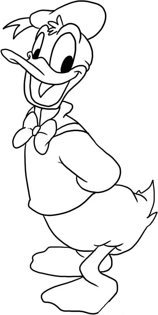 Donald Duck Coloring Pages 3