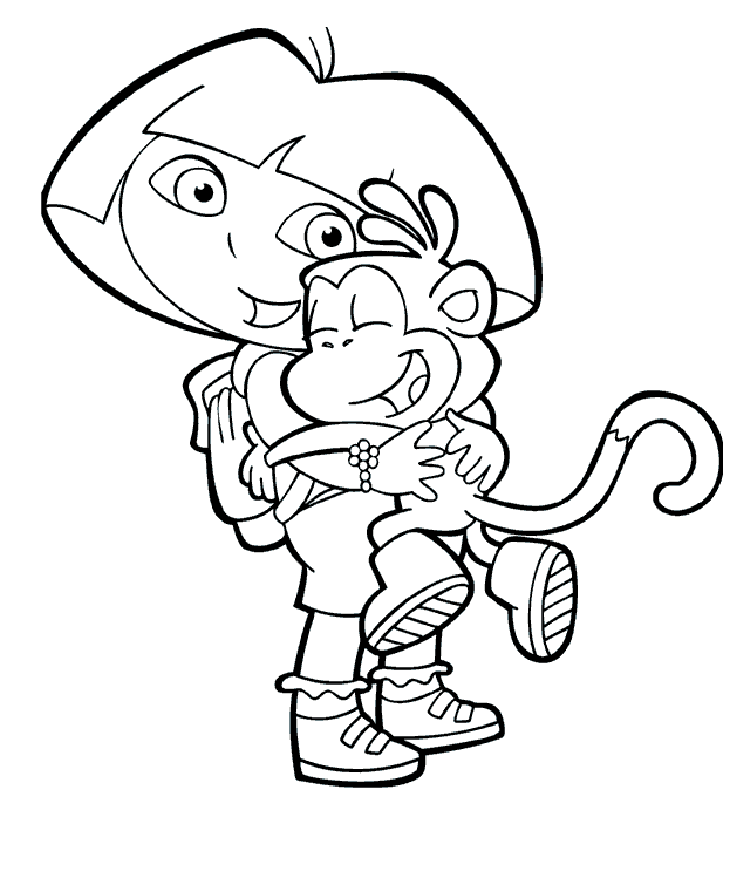 Dora Coloring Pages 3