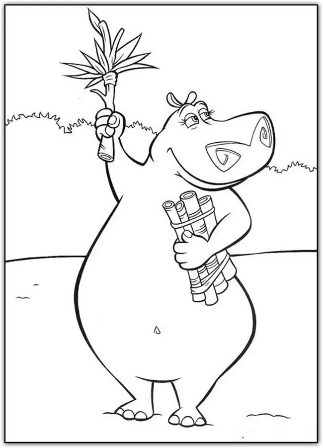 Madagascar Coloring Pages 11