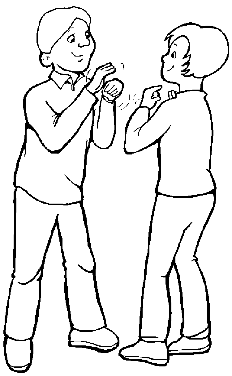 People Coloring Pages 8