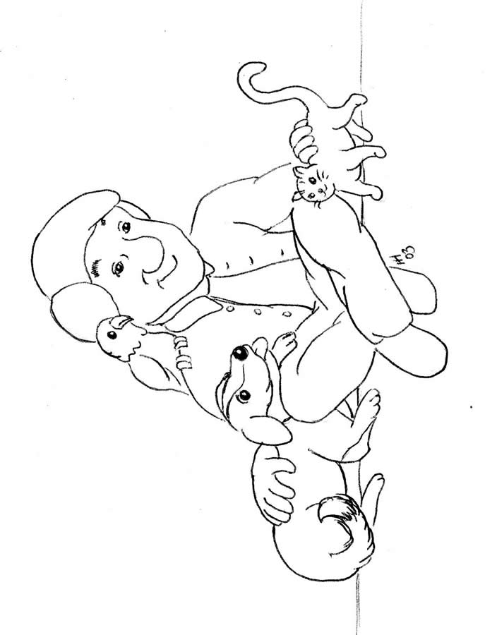 Pets Coloring Pages 8