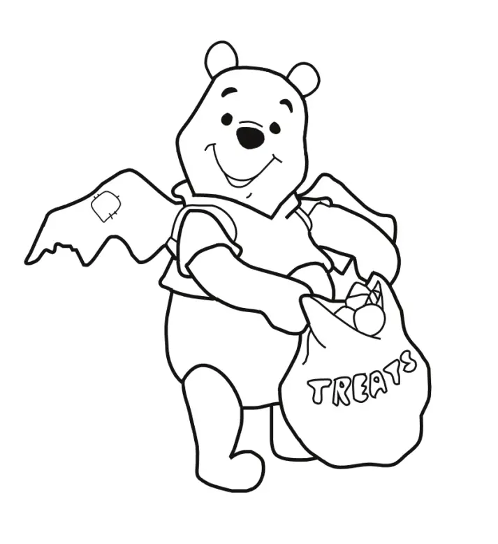 Pooh Bear Coloring Pages 2