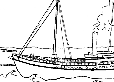 Ship Coloring Pages 4