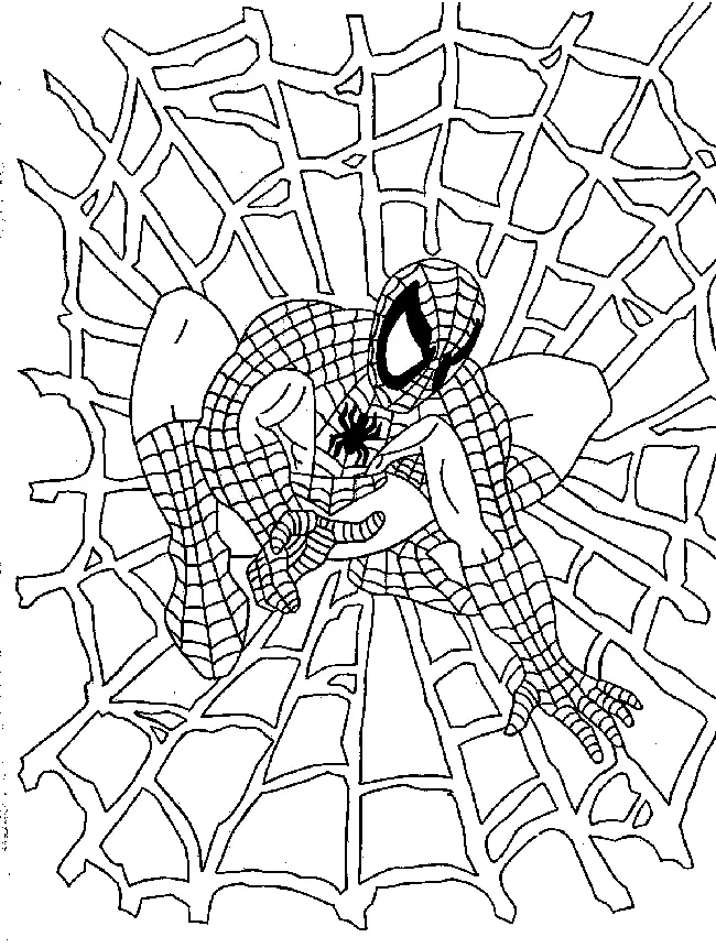 Spiderman Coloring Pages 1