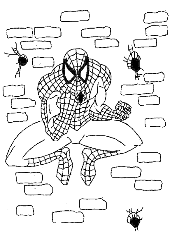 Spiderman Coloring Pages 10