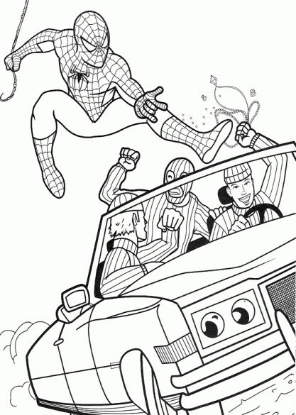 Spiderman Coloring Pages 9