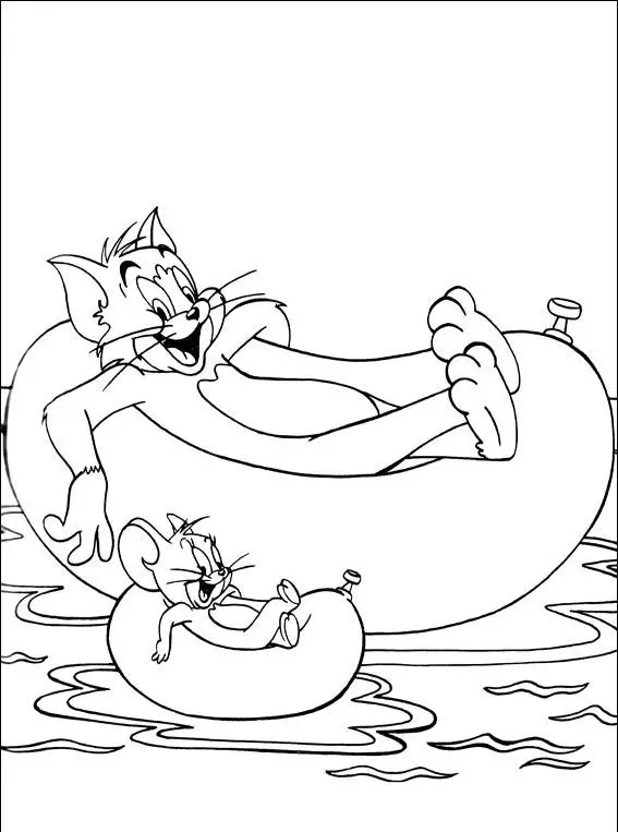 Tom and Jerry The Movie Free Coloring Print 6
