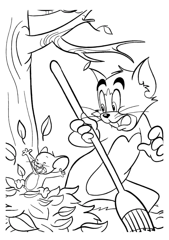 Tom and Jerry The Movie Free Coloring Print 9