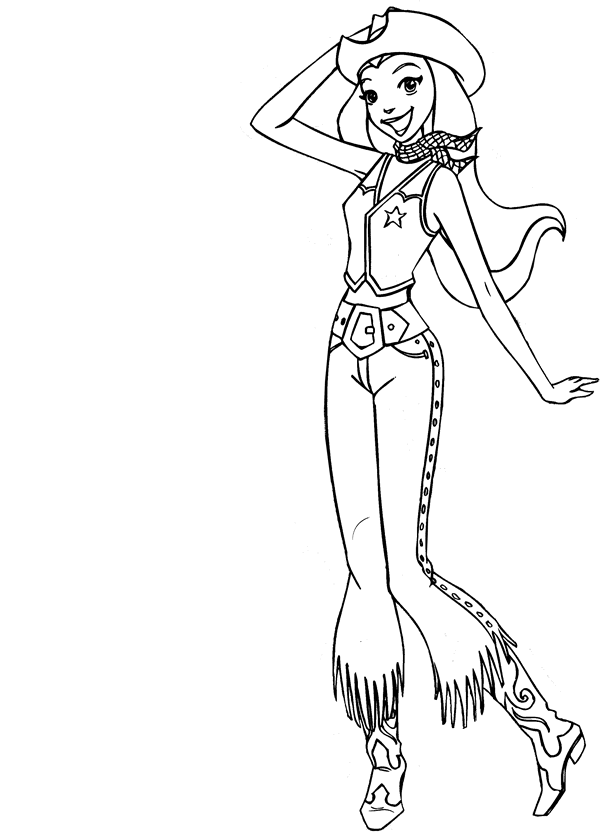 Totally Spies Coloring Pages 2