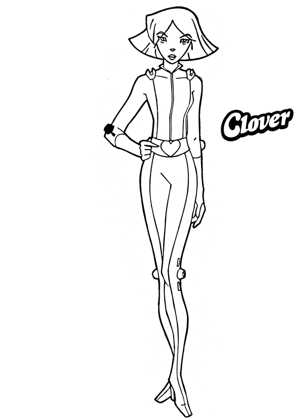 Totally Spies Coloring Pages 7